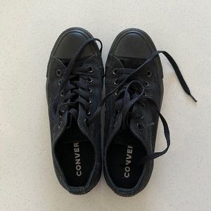 Converse 7.5 women’s all black